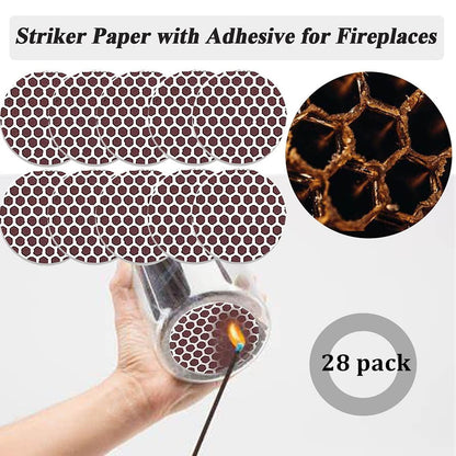ALSLIAO Round Matches Sticker Strip Matchstick Paper Diy Striker Adhesive Accessories V1189-LWWAL-20260327-05102
