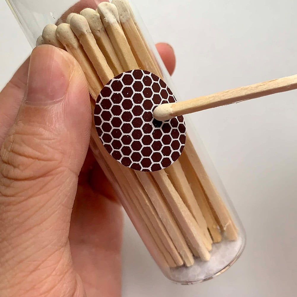 ALSLIAO Round Matches Sticker Strip Matchstick Paper Diy Striker Adhesive Accessories V1189-LWWAL-20260327-05102