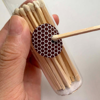 ALSLIAO Round Matches Sticker Strip Matchstick Paper Diy Striker Adhesive Accessories V1189-LWWAL-20260327-05102