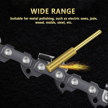 12Pcs Diamond Chainsaw Sharpener, High Hardness Titanium Plated Burr Grinding V1189-LWWAL-20260327-05107