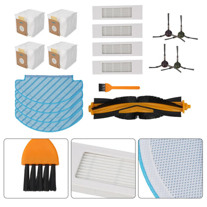 ECOVACS DEEBOOT N10/N10 PLUS Sweeping Machine Accessory Kit: Brush Roller, Side Brush, Mop Cloth, Filter, V1189-LWWAL-20260327-05130