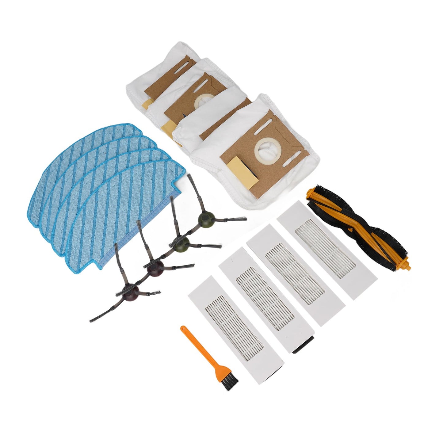 ECOVACS DEEBOOT N10/N10 PLUS Sweeping Machine Accessory Kit: Brush Roller, Side Brush, Mop Cloth, Filter, V1189-LWWAL-20260327-05130