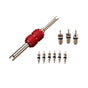9Pcs Air Conditioning Valve Cores+1Pc Remover Tool A/C Repair Kit V1189-LWWAL-20260327-05144