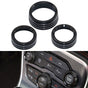For Grand for Cherokee 2014-21 Black Aluminum Climate Volume Turn Knob Ring V1189-LWWAL-20260327-05145