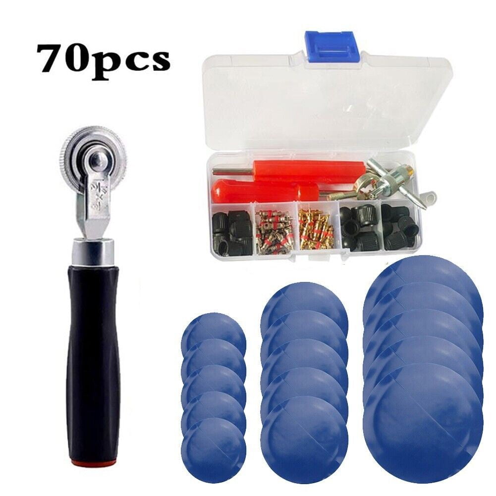 70Pcs 3 Sizes Car Truck Tire Repair Rubber Patch Tools Kit 32/42/58Mm W/ Roller V1189-LWWAL-20260327-05148