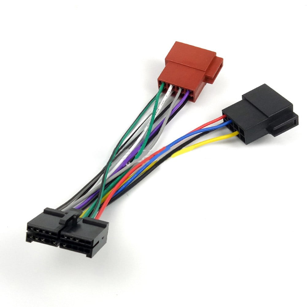 Car Radio Wire Harness 20 Pin Cd Audio Wiring Connector Iso Split Female Cable V1189-LWWAL-20260327-05153