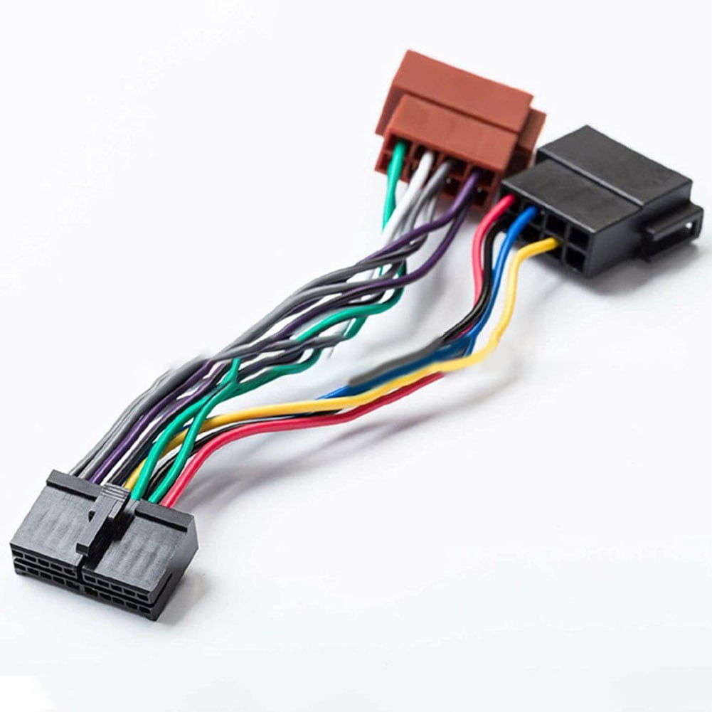 Car Radio Wire Harness 20 Pin Cd Audio Wiring Connector Iso Split Female Cable V1189-LWWAL-20260327-05153