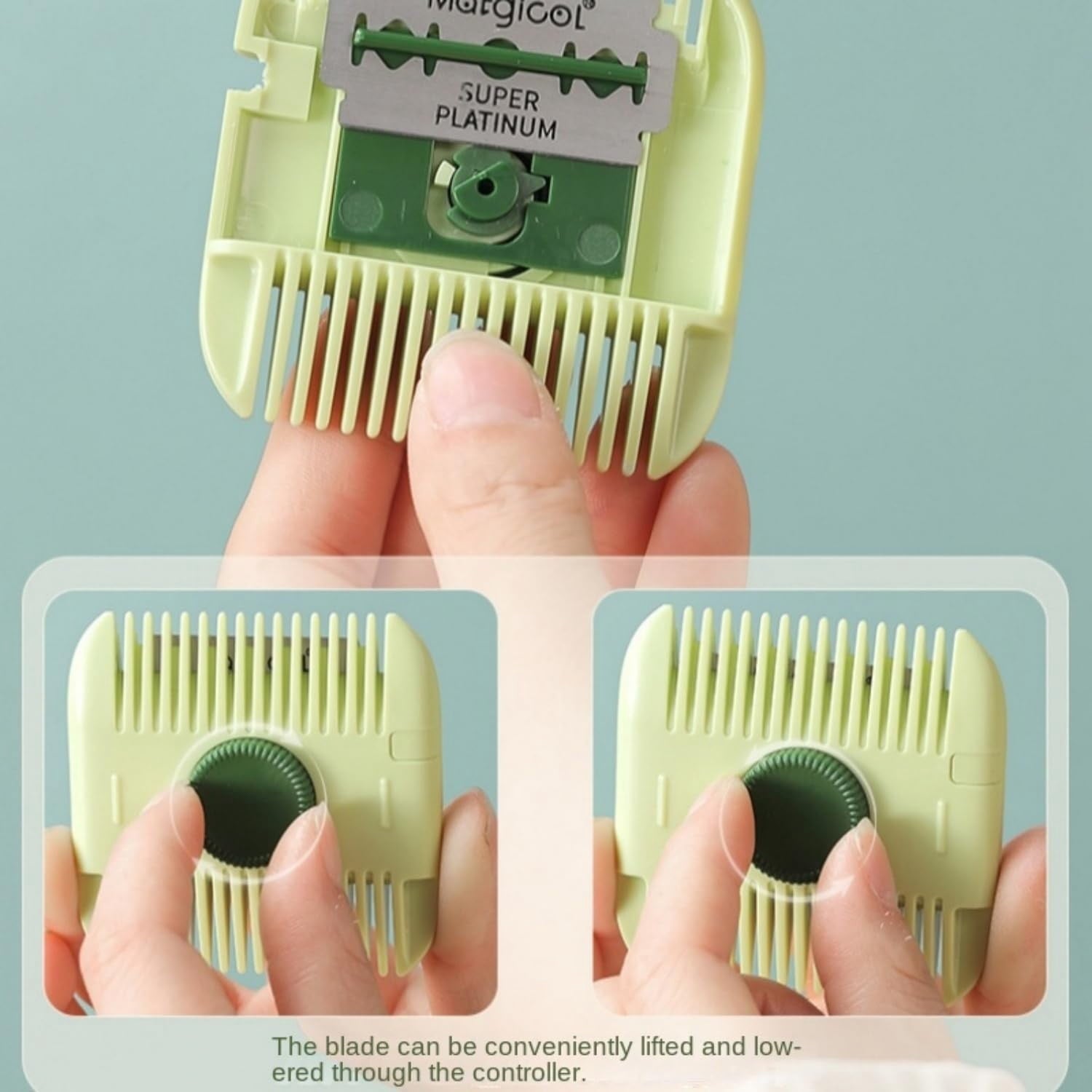 Hair Trimmer/Comb Kids, 2 in 1 Hair Trimmer, Split Ends, Razor Comb, Split End Trimmer with Blades 2 in 1 V1189-LWWAL-20260401-05163