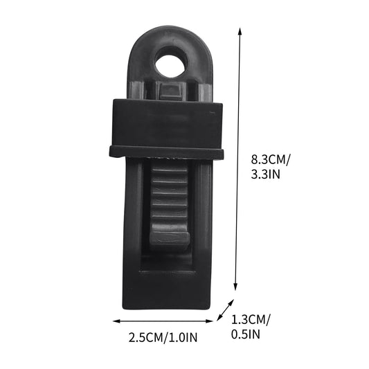 Tarp Clips, Heavy Duty Lock Grip, Reusable Tarp Clamps for for Secures Outdoor Camping, Awnings, Car Covers, V1189-LWWAL-20260401-05164