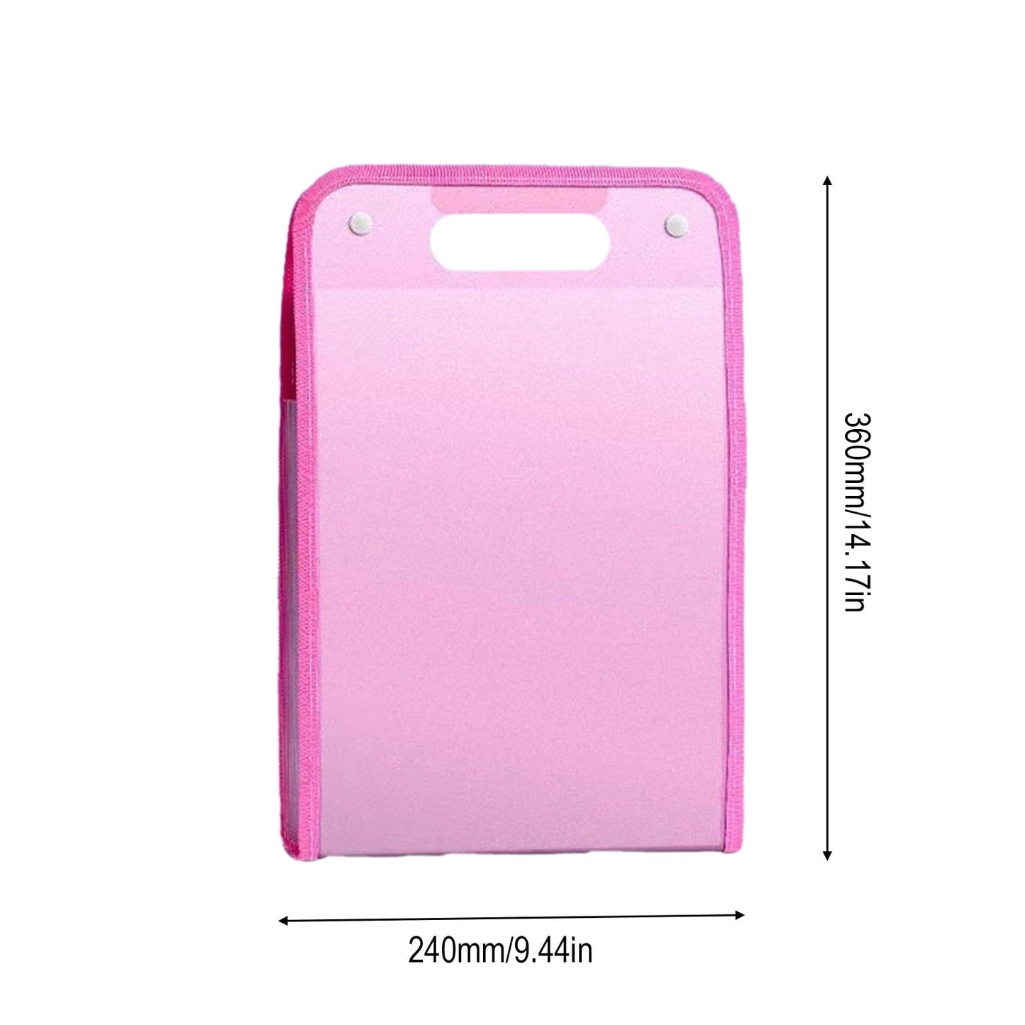 Portable Vertical Expanding Accordion Folder with 13 Pockets, Large Capacity File Organizer Bag A4 Letter V1189-LWWAL-20260401-05165