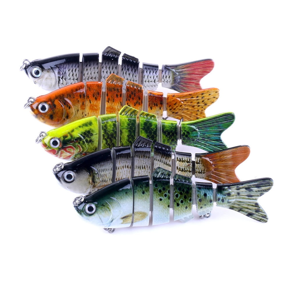 Wohany 6 Segment Swimbait Lures Crank baits Baits Hard Bait Fishing Lures V1189-LWWAL-20260401-05168