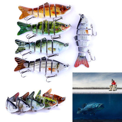 Wohany 6 Segment Swimbait Lures Crank baits Baits Hard Bait Fishing Lures V1189-LWWAL-20260401-05168