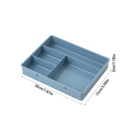 Four Grid Storage Box Plastic Drawer Dividers Flatware Tray Pen Holder Tray Plastic Tray Makeup Tray Plastic V1189-LWWAL-20260401-05170