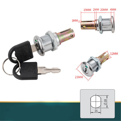 Toolbox Lock,Cabinet Locks with Keys, Universal Craftsman Tool Box Lock, Toolbox Lock Iron Cabinet Insert V1189-LWWAL-20260401-05174