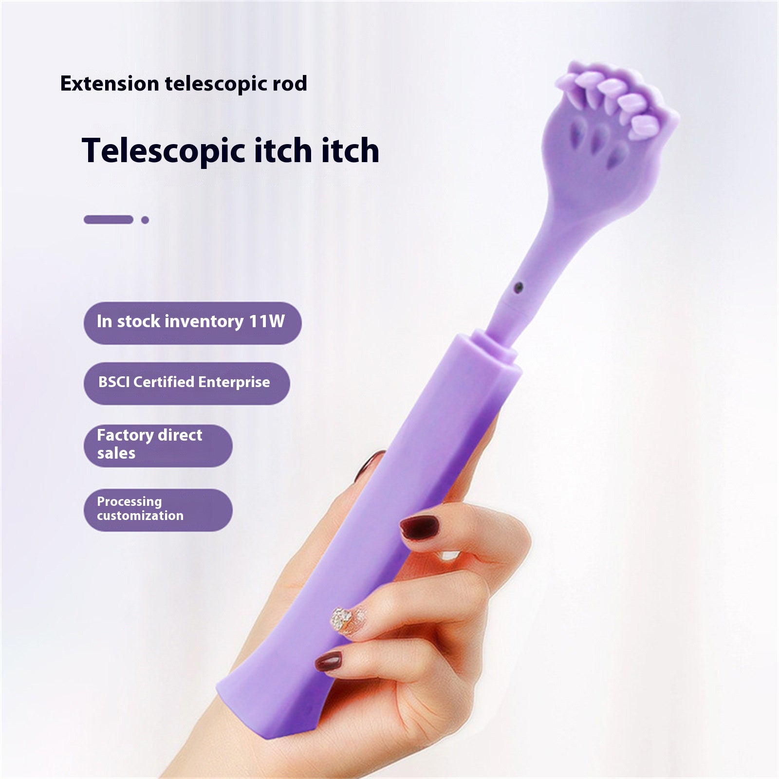Portable Extendable Telescopic Back Scratchers Cat Claw, Do Not Want People Itching and Scratching, V1189-LWWAL-20260401-05177