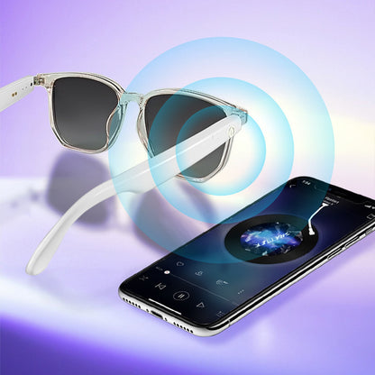 Smart Glasses with Wireless Earbuds, Lightweight Glasses With Blue Light Protection Wireless Bluetooth 5.3 V1189-LWWAL-20260401-05178