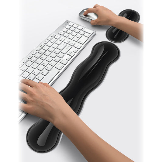 Gel Wrist Rest For Keyboard, Silicone Gel Keyboard and Mouse Wrist Rest Set, Cool Soft Ergonomic Wrist Rest, V1189-LWWAL-20260401-05184