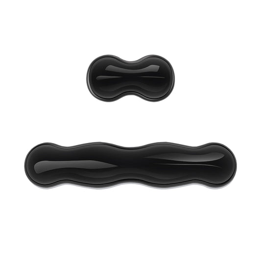 Gel Wrist Rest For Keyboard, Silicone Gel Keyboard and Mouse Wrist Rest Set, Cool Soft Ergonomic Wrist Rest, V1189-LWWAL-20260401-05184