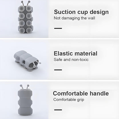 Silicone Shower Head Holder, 2024 New Universal Relocatable Shower Head Suction Cup Holder, Adjustable Shower V1189-LWWAL-20260401-05191