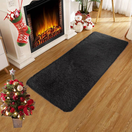 Soft Area Rug Fluffy Rugs for Living Room Bedroom Decor, Runner Rug for Hallway, Shag Furry Bedside Rug V1189-LWWAL-20260401-05202