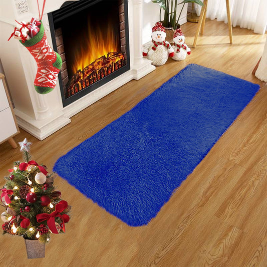 Soft Area Rug Fluffy Rugs for Living Room Bedroom Decor, Runner Rug for Hallway, Shag Furry Bedside Rug V1189-LWWAL-20260401-05203