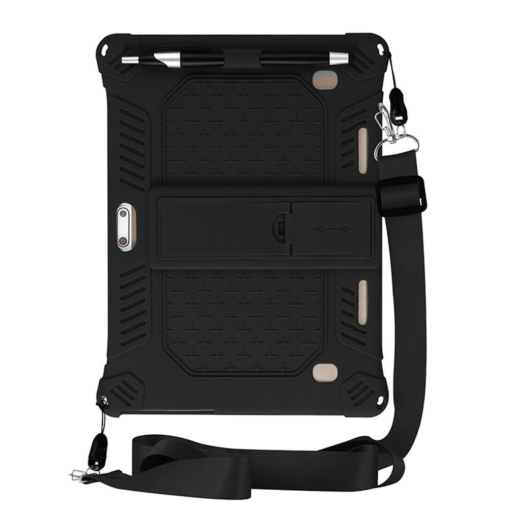 10,10.1 inch Silicone Tablet Case with Stylus Pen & Shoulder Strap, Universal Shockproof Silicone Cover V1189-LWWAL-20260401-05236