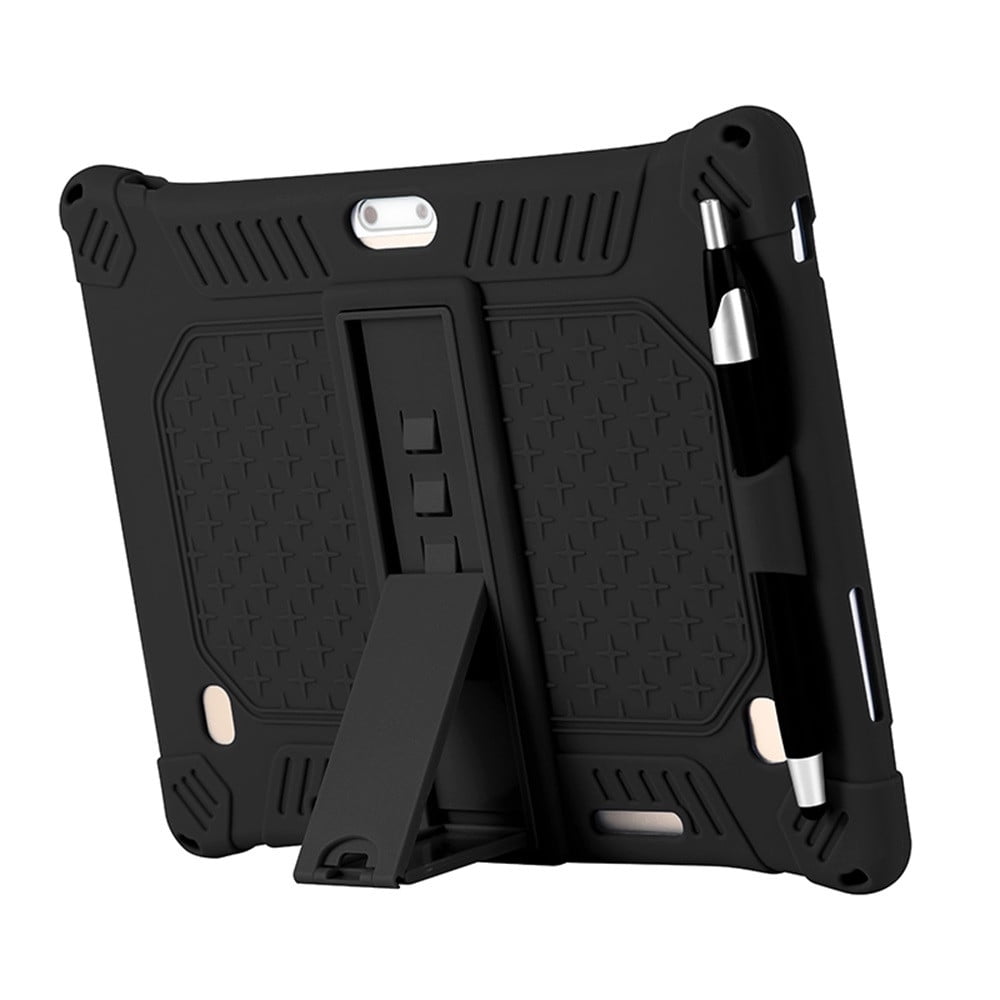10,10.1 inch Silicone Tablet Case with Stylus Pen & Shoulder Strap, Universal Shockproof Silicone Cover V1189-LWWAL-20260401-05236