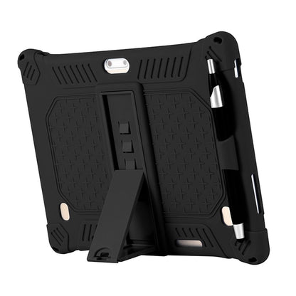 10,10.1 inch Silicone Tablet Case with Stylus Pen & Shoulder Strap, Universal Shockproof Silicone Cover V1189-LWWAL-20260401-05236