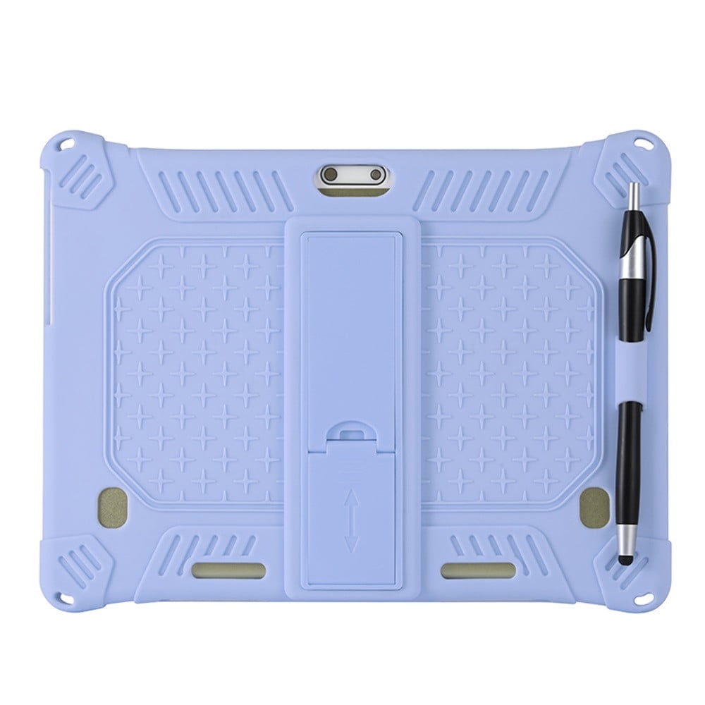10,10.1 inch Silicone Tablet Case with Stylus Pen & Shoulder Strap, Universal Shockproof Silicone Cover V1189-LWWAL-20260401-05238