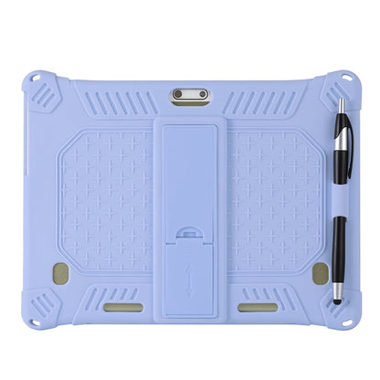 10,10.1 inch Silicone Tablet Case with Stylus Pen & Shoulder Strap, Universal Shockproof Silicone Cover V1189-LWWAL-20260401-05238