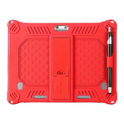 10,10.1 inch Silicone Tablet Case with Stylus Pen & Shoulder Strap, Universal Shockproof Silicone Cover V1189-LWWAL-20260401-05239