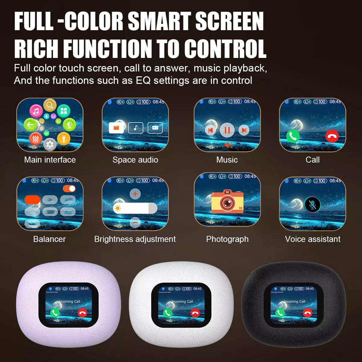 Ai Translating Ear Buds, Wireless Bluetooth Translation Earbuds Real Time Language Translator,144 Languages V1189-LWWAL-20260401-05241