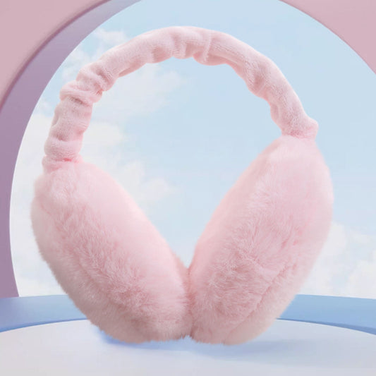 Women Ear Muffs Winter Girls White Earmuffs Fuzzy Kids Black Ear Muff Cute Fluffy Ear Warmers Foldable Ear V1189-LWWAL-20260401-05244