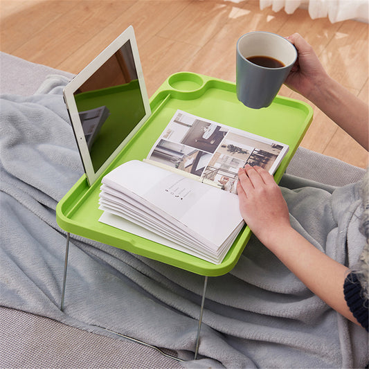 Foldable Lap Desks Laptop Tray for Bed or Couch,Portable Breakfast Serving Tray with Folding Legs, Vuyungers V1189-LWWAL-20260401-05272