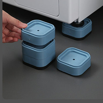 Furniture Risers, Adjustable Bed Risers Heavy for Table Desk Couch, Square Stackable Bed Raisers Blocks,4PCS V1189-LWWAL-20260401-05275