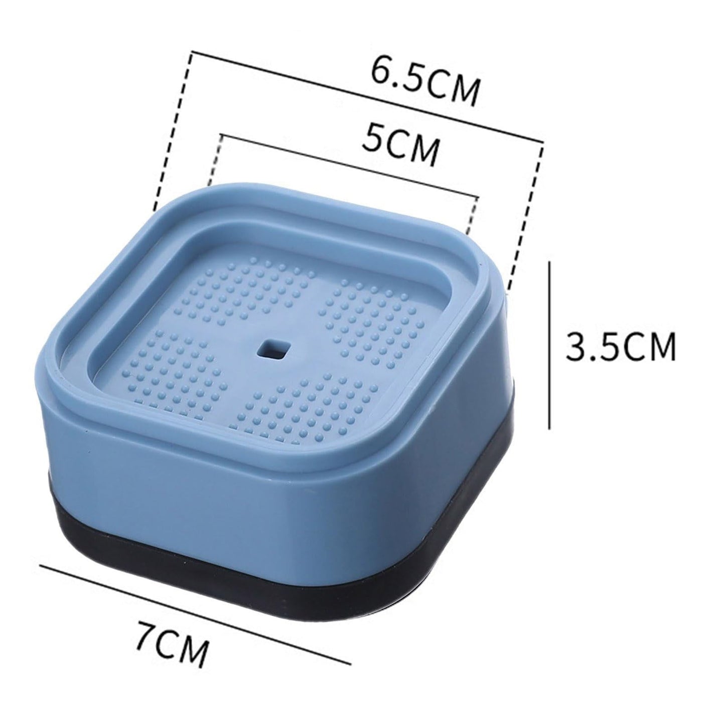 Furniture Risers, Adjustable Bed Risers Heavy for Table Desk Couch, Square Stackable Bed Raisers Blocks,4PCS V1189-LWWAL-20260401-05275