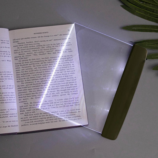 Multifunctional LED Flat-Panel Night Vision Reading Lamp,Sustainay LED Flat Book Light,Booklights for Reading V1189-LWWAL-20260401-05285