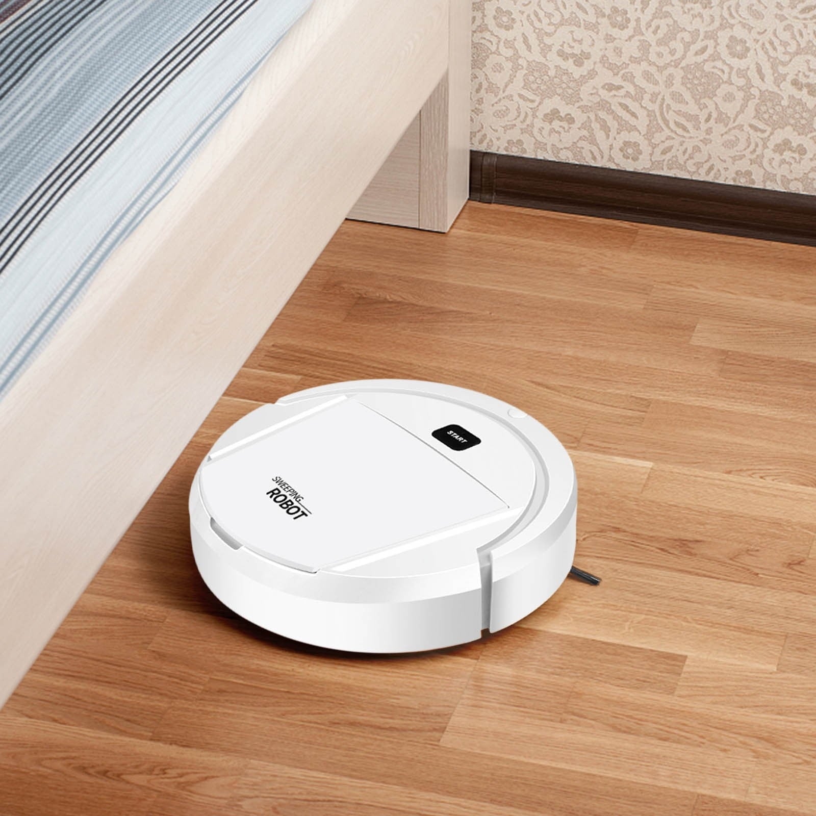 Robot Vacuum Cleaner, 4 in 1 Ultra Thin Low Operation Intelligent Sweeping Mopping Robot,for Hard Floor, Pet V1189-LWWAL-20260401-05291