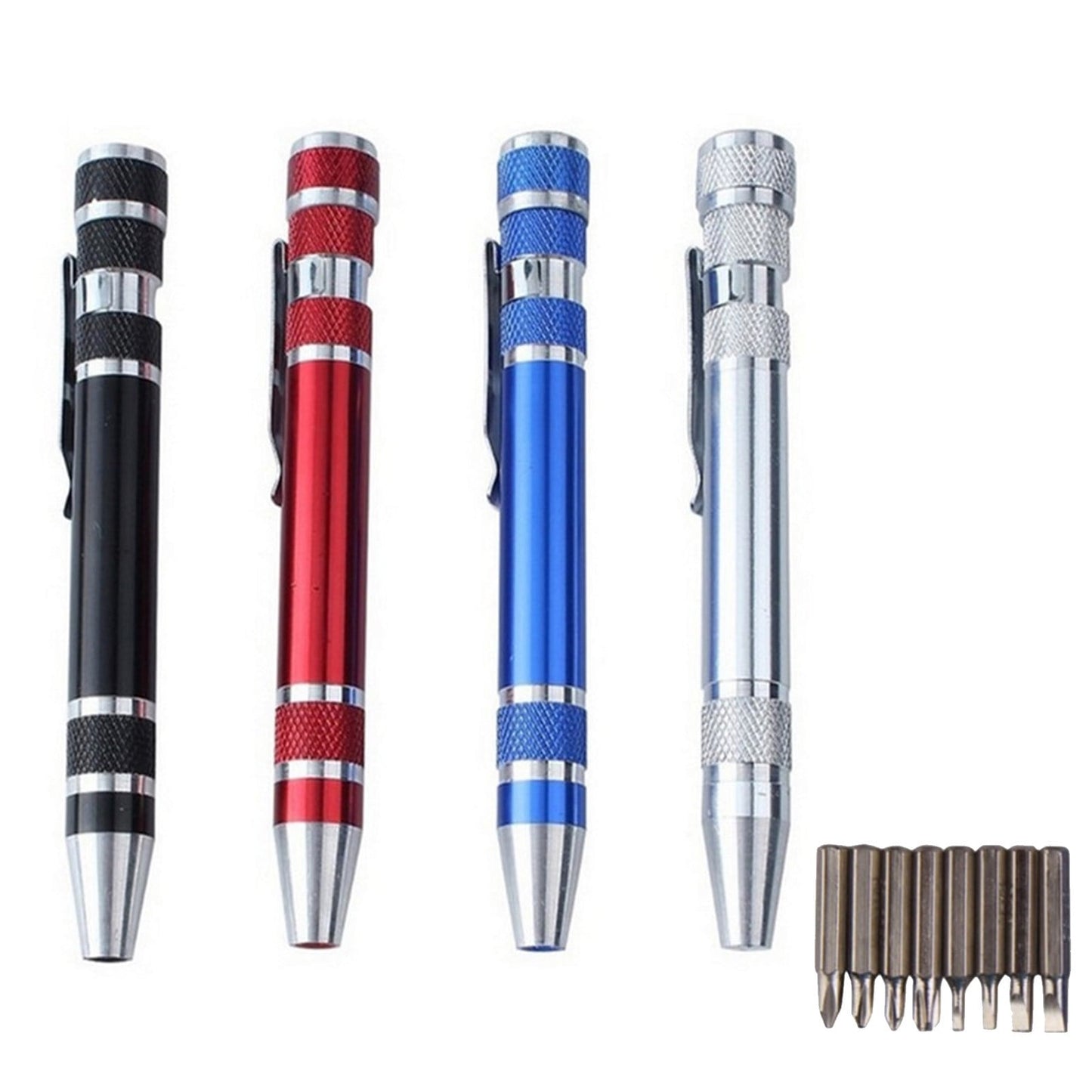 8 In 1 Pen Screwdriver - Multitool Pocket Screwdriver Mini Screwdriver Set Handy Tool Magnetic Portable V1189-LWWAL-20260401-05295