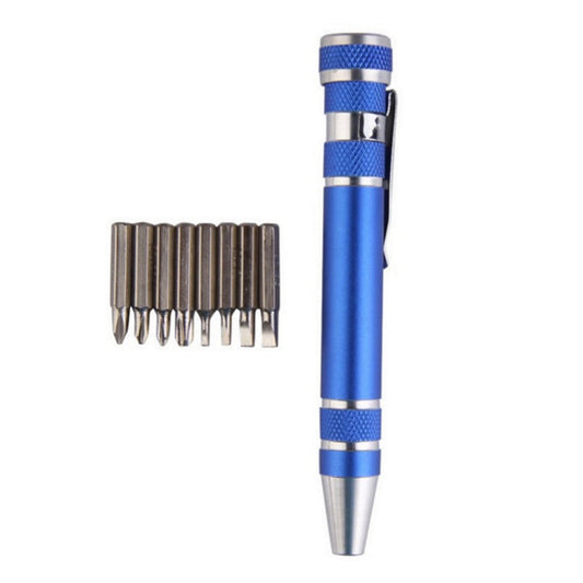 8 In 1 Pen Screwdriver - Multitool Pocket Screwdriver Mini Screwdriver Set Handy Tool Magnetic Portable V1189-LWWAL-20260401-05296
