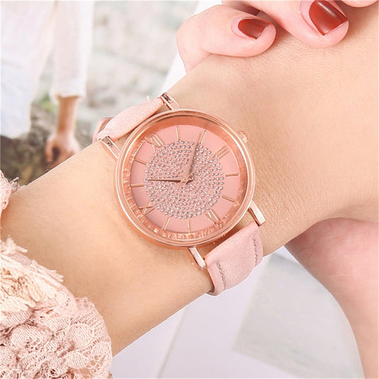 Platinum Watches Jewelry Dress Watches Rose Gold Roman Numerals Wrist Watch Bracelet,Minimalist Fashion Wrist V1189-LWWAL-20260401-05306