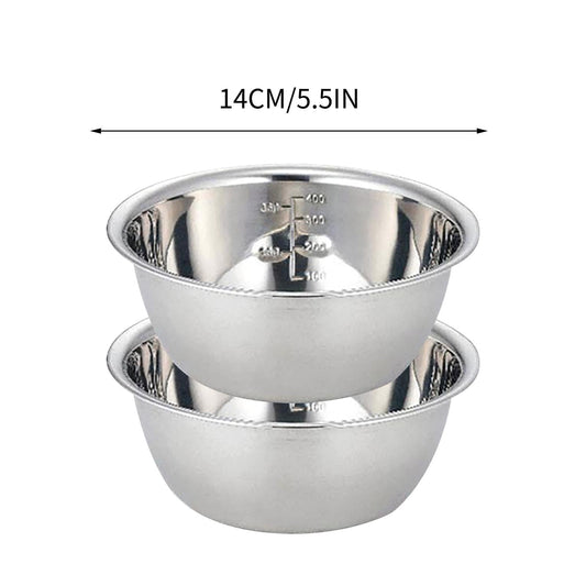 Thickened Stainless Steel Mixing Bowl - Salad Bowl, Metal Bowls, Stainless Steel Basin, Heavy Duty Deeper V1189-LWWAL-20260401-05316