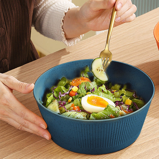 Unbreakable Large Cereal Bowl - Wheat Straw Bowls Salad bowls Microwave and Dishwasher Safe Salad Bowls, V1189-LWWAL-20260401-05329