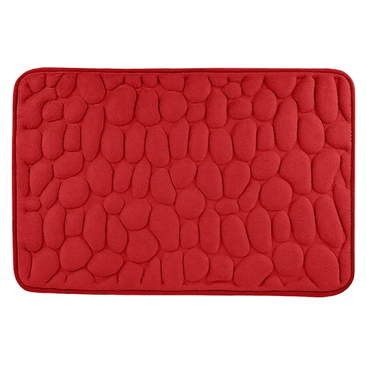 40 x 24 Inch Cotton Bathroom Floor Mat - Super Soft, Water Absorbent, Non-Slip, Machine Washable, Ideal for V1189-LWWAL-20260401-05337