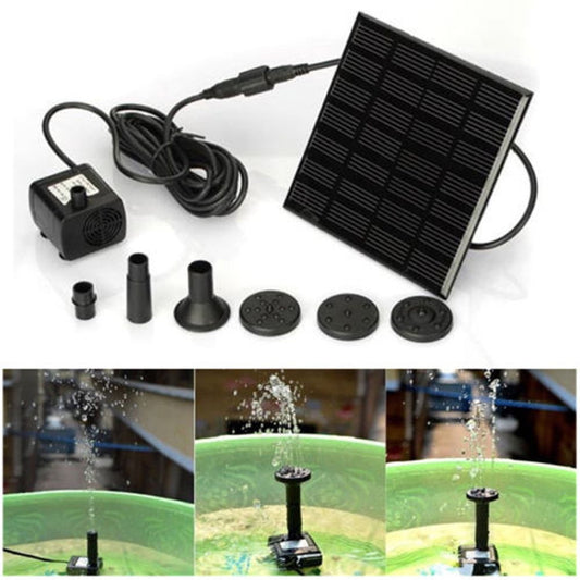 Panel Water Pump for Bird Bath Water Pump Kit - Solar Fountain 7V/140Ma Submersible Water Pump for Pool, V1189-LWWAL-20260401-05346