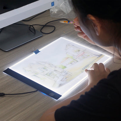 Portable A3 LED Tracing Light Box - 15.75x13.2 Inch Slim Light Pad with USB Power, Adjustable Brightness for V1189-LWWAL-20260401-05351