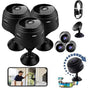 Magnetic Mini Security Camera - 3 Pack 1080P WiFi Wireless Security Camera - Motion Detection, Night Vision, V1189-LWWAL-20260401-05366