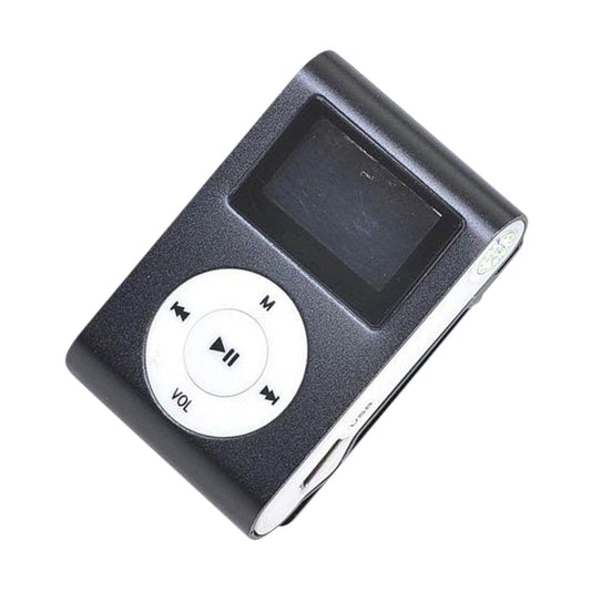 Portable MP3 Player with Clip - Mini USB LCD Screen MP3 Player, Support MP1, MP2, MP3 Music Formats, Built-in V1189-LWWAL-20260401-05369
