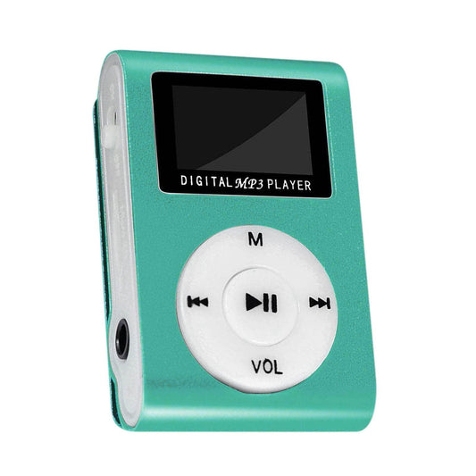 Portable MP3 Player with Clip - Mini USB LCD Screen MP3 Player, Support MP1, MP2, MP3 Music Formats, Built-in V1189-LWWAL-20260401-05371