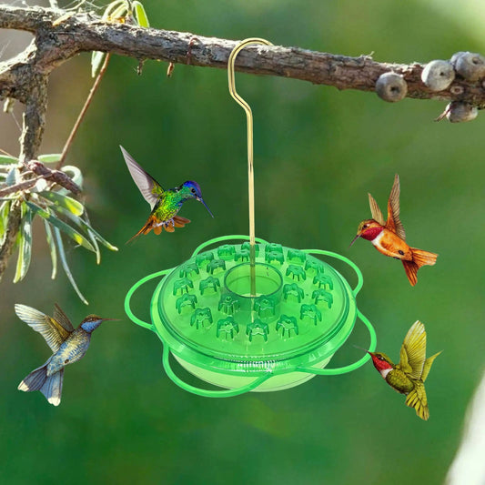 Hummingbird Feeder, Ant and Bee Proof, Feeders for Outdoors Hanging, Easy to Clean and Refill, Hanging Flower V1189-LWWAL-20260401-05375
